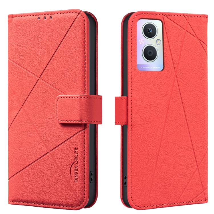 Geometric Pattern RFID Leather Phone Case, For OPPO A38 4G / A18 4G, For OPPO A58 4G, For OPPO A78 4G, For OPPO A98 5G / F23 / A1, For OPPO A78 5G, For OPPO A96 5G / Reno7 Z, For OPPO A16 / A16S / A54S / A55 5G, For OPPO A94 4G / Reno5 F / F19 Rro