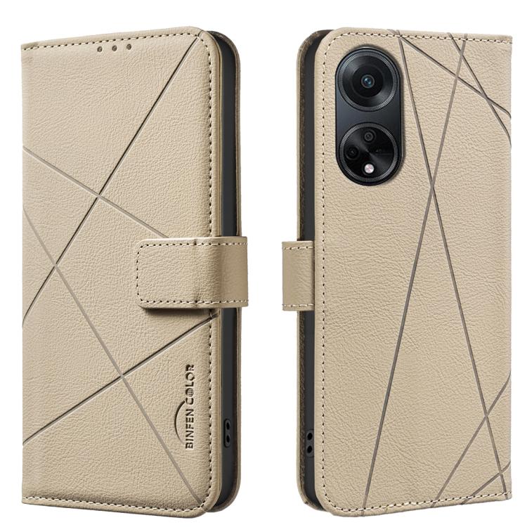 Geometric Pattern RFID Leather Phone Case, For OPPO A38 4G / A18 4G, For OPPO A58 4G, For OPPO A78 4G, For OPPO A98 5G / F23 / A1, For OPPO A78 5G, For OPPO A96 5G / Reno7 Z, For OPPO A16 / A16S / A54S / A55 5G, For OPPO A94 4G / Reno5 F / F19 Rro