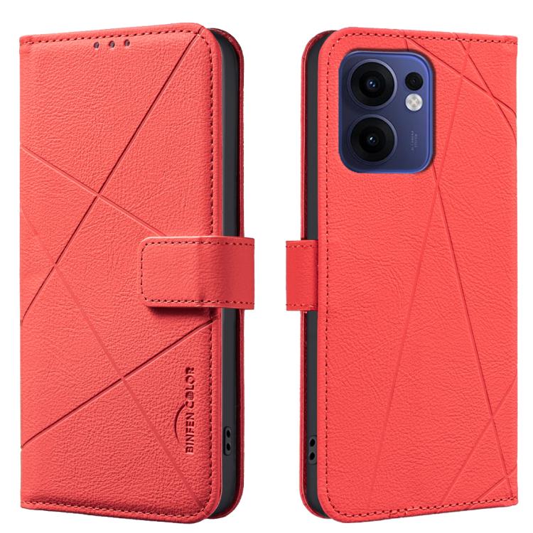 Geometric Pattern RFID Leather Phone Case, For OPPO Reno15 F 5G Global, For OPPO Reno15 5G Global, For OPPO A6 Pro 5G/4G Global / F31 5G, For OPPO Reno14 F 5G, For OPPO A79 5G, For OPPO Reno13 F 5G, For OPPO A60 4G, For OPPO Reno11 F 5G