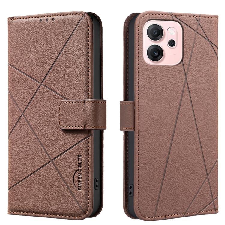 Geometric Pattern RFID Leather Phone Case, For OPPO Reno15 F 5G Global, For OPPO Reno15 5G Global, For OPPO A6 Pro 5G/4G Global / F31 5G, For OPPO Reno14 F 5G, For OPPO A79 5G, For OPPO Reno13 F 5G, For OPPO A60 4G, For OPPO Reno11 F 5G