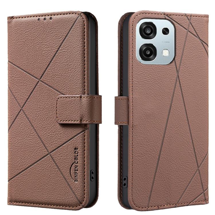 Geometric Pattern RFID Leather Phone Case, For OPPO Reno15 F 5G Global, For OPPO Reno15 5G Global, For OPPO A6 Pro 5G/4G Global / F31 5G, For OPPO Reno14 F 5G, For OPPO A79 5G, For OPPO Reno13 F 5G, For OPPO A60 4G, For OPPO Reno11 F 5G