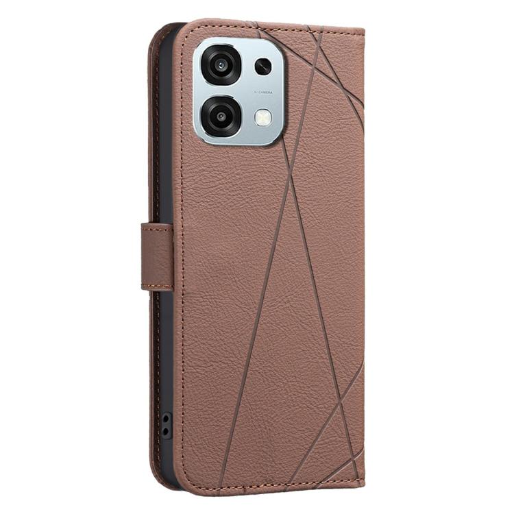 Geometric Pattern RFID Leather Phone Case, For OPPO A6 Pro 5G/4G Global / F31 5G, For OPPO Reno14 F 5G, For OPPO A79 5G, For OPPO Reno13 F 5G, For OPPO A60 4G, For OPPO Reno11 F 5G, For OPPO A38 4G / A18 4G, For OPPO A58 4G