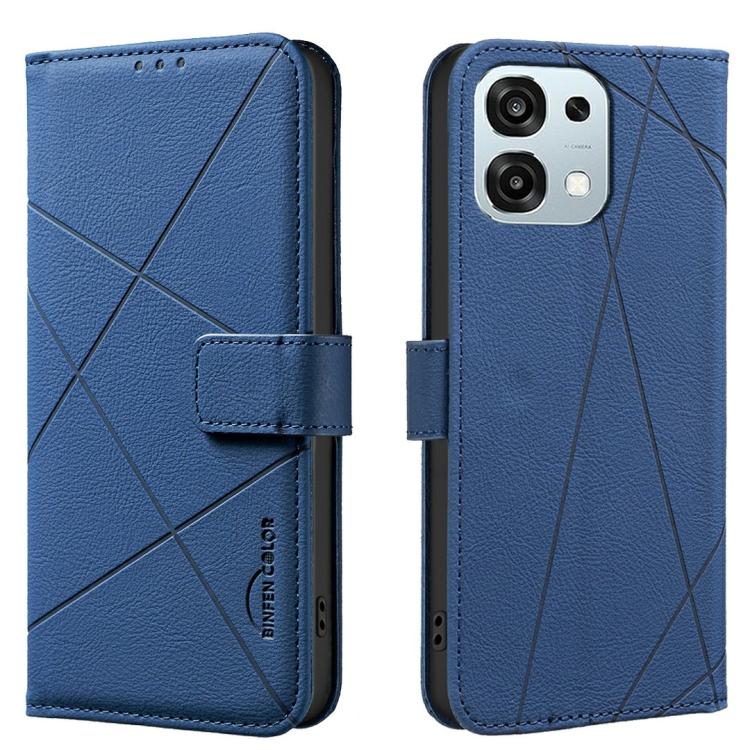Geometric Pattern RFID Leather Phone Case, For OPPO Reno15 F 5G Global, For OPPO Reno15 5G Global, For OPPO A6 Pro 5G/4G Global / F31 5G, For OPPO Reno14 F 5G, For OPPO A79 5G, For OPPO Reno13 F 5G, For OPPO A60 4G, For OPPO Reno11 F 5G