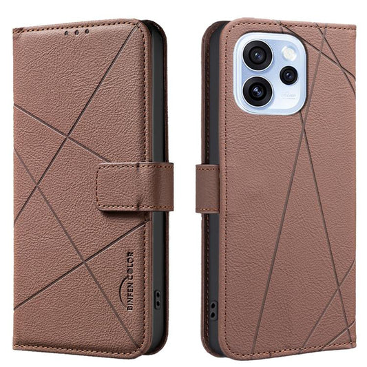 Geometric Pattern RFID Leather Phone Case, For OPPO Reno15 F 5G Global, For OPPO Reno15 5G Global, For OPPO A6 Pro 5G/4G Global / F31 5G, For OPPO Reno14 F 5G, For OPPO A79 5G, For OPPO Reno13 F 5G, For OPPO A60 4G, For OPPO Reno11 F 5G
