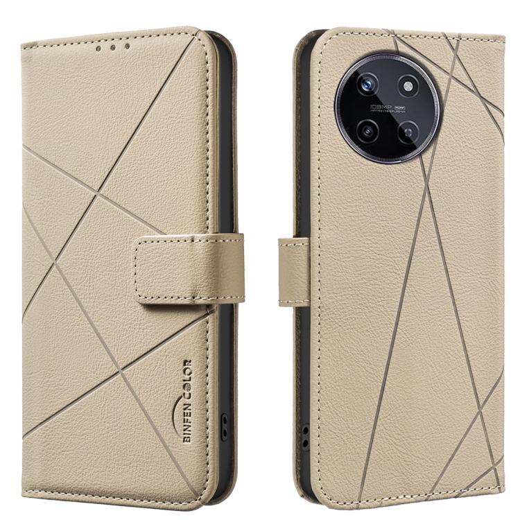 Geometric Pattern RFID Leather Phone Case, For Realme C75 4G, For Realme 12 5G Global, For Realme 12+ 5G, For Realme 12 Pro 5G / 12 Pro+ 5G Global, For Realme 11 4G Global, For Realme 11 5G Global / 11X, For Realme C53, For Realme C55