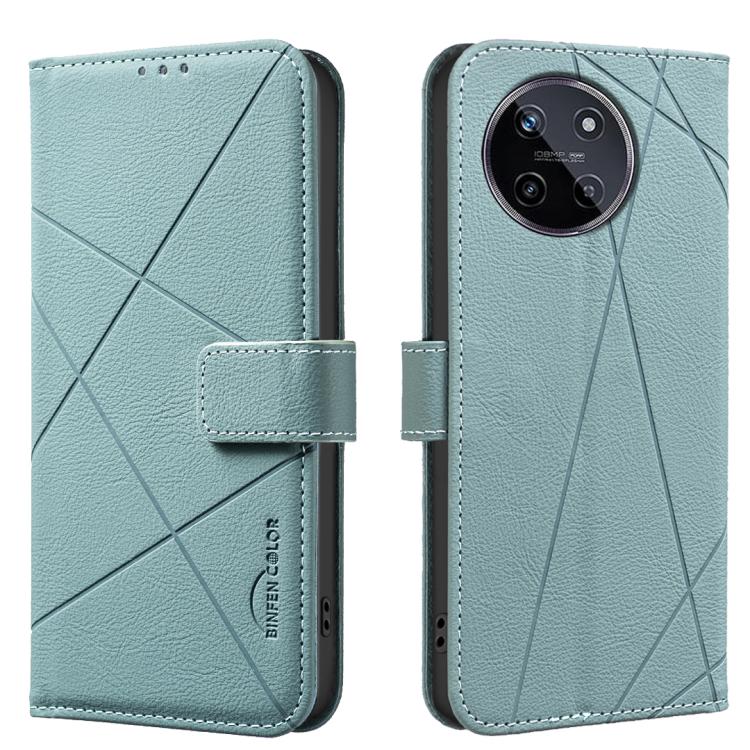 Geometric Pattern RFID Leather Phone Case, For Realme C75 4G, For Realme 12 5G Global, For Realme 12+ 5G, For Realme 12 Pro 5G / 12 Pro+ 5G Global, For Realme 11 4G Global, For Realme 11 5G Global / 11X, For Realme C53, For Realme C55