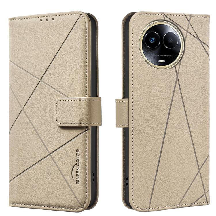 Geometric Pattern RFID Leather Phone Case, For Realme C75 4G, For Realme 12 5G Global, For Realme 12+ 5G, For Realme 12 Pro 5G / 12 Pro+ 5G Global, For Realme 11 4G Global, For Realme 11 5G Global / 11X, For Realme C53, For Realme C55