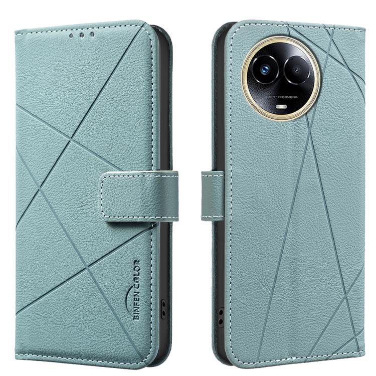 Geometric Pattern RFID Leather Phone Case, For Realme C75 4G, For Realme 12 5G Global, For Realme 12+ 5G, For Realme 12 Pro 5G / 12 Pro+ 5G Global, For Realme 11 4G Global, For Realme 11 5G Global / 11X, For Realme C53, For Realme C55