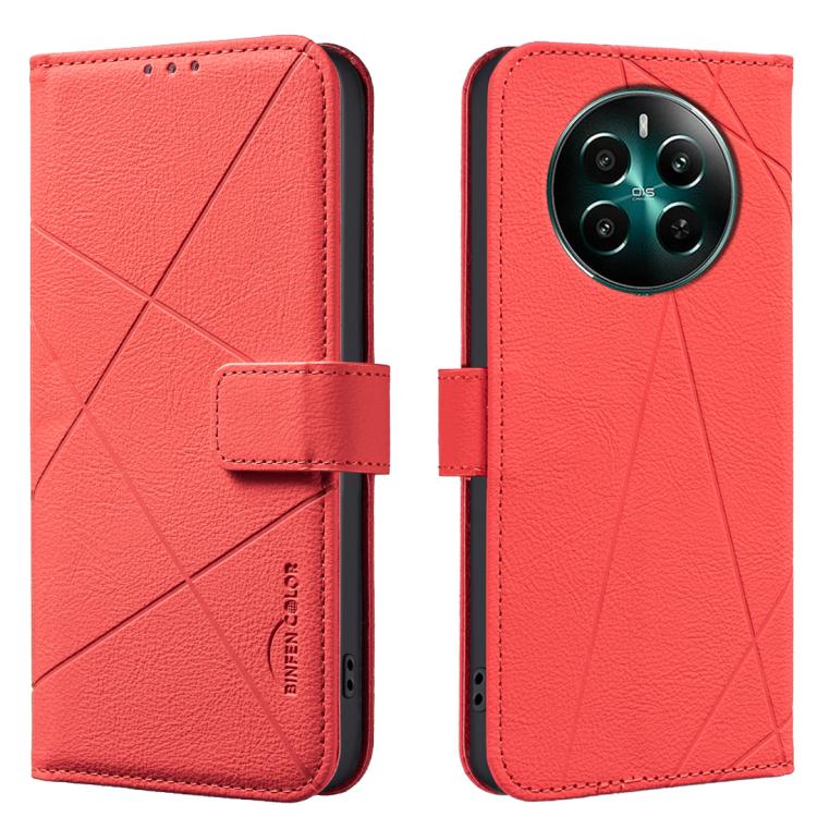 Geometric Pattern RFID Leather Phone Case, For Realme C75 4G, For Realme 12 5G Global, For Realme 12+ 5G, For Realme 12 Pro 5G / 12 Pro+ 5G Global, For Realme 11 4G Global, For Realme 11 5G Global / 11X, For Realme C53, For Realme C55