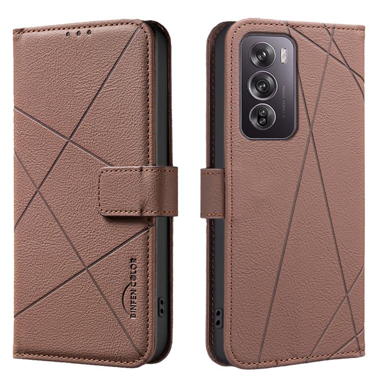 Geometric Pattern RFID Leather Phone Case, For Realme C75 4G, For Realme 12 5G Global, For Realme 12+ 5G, For Realme 12 Pro 5G / 12 Pro+ 5G Global, For Realme 11 4G Global, For Realme 11 5G Global / 11X, For Realme C53, For Realme C55