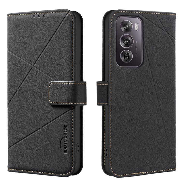 Geometric Pattern RFID Leather Phone Case, For Realme C75 4G, For Realme 12 5G Global, For Realme 12+ 5G, For Realme 12 Pro 5G / 12 Pro+ 5G Global, For Realme 11 4G Global, For Realme 11 5G Global / 11X, For Realme C53, For Realme C55