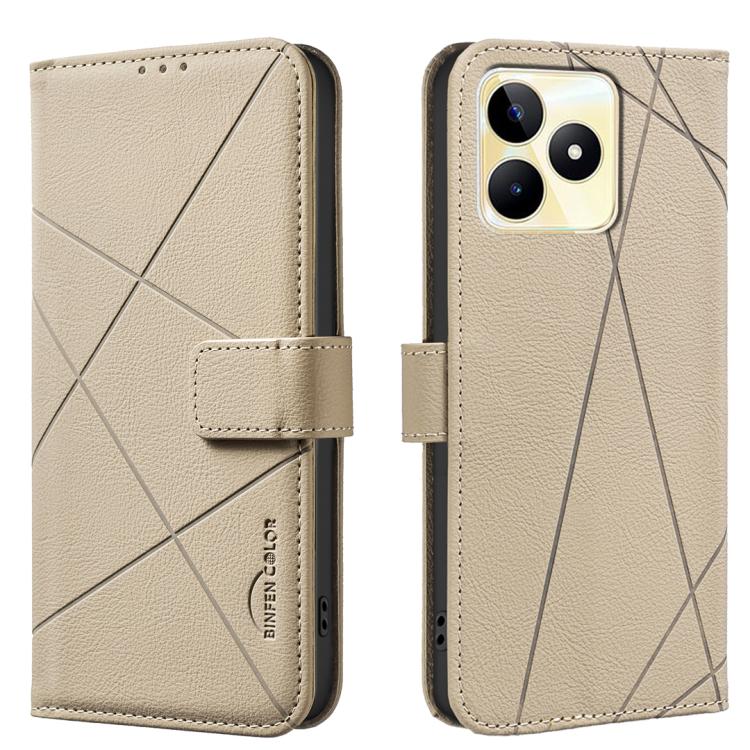 Geometric Pattern RFID Leather Phone Case, For Realme C75 4G, For Realme 12 5G Global, For Realme 12+ 5G, For Realme 12 Pro 5G / 12 Pro+ 5G Global, For Realme 11 4G Global, For Realme 11 5G Global / 11X, For Realme C53, For Realme C55