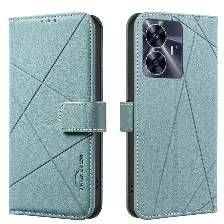 Geometric Pattern RFID Leather Phone Case, For Realme C75 4G, For Realme 12 5G Global, For Realme 12+ 5G, For Realme 12 Pro 5G / 12 Pro+ 5G Global, For Realme 11 4G Global, For Realme 11 5G Global / 11X, For Realme C53, For Realme C55