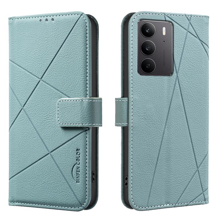 Geometric Pattern RFID Leather Phone Case, For Realme C75 4G, For Realme 12 5G Global, For Realme 12+ 5G, For Realme 12 Pro 5G / 12 Pro+ 5G Global, For Realme 11 4G Global, For Realme 11 5G Global / 11X, For Realme C53, For Realme C55