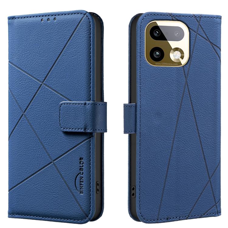 Geometric Pattern RFID Leather Phone Case, For Realme 16T 5G, For Realme 16 5G, For Realme 16 Pro+ 5G, For Realme 16 Pro 5G, For Realme 15 Pro 5G, For Realme 15 5G, For Realme C71 4G Global, For Realme 14x 5G