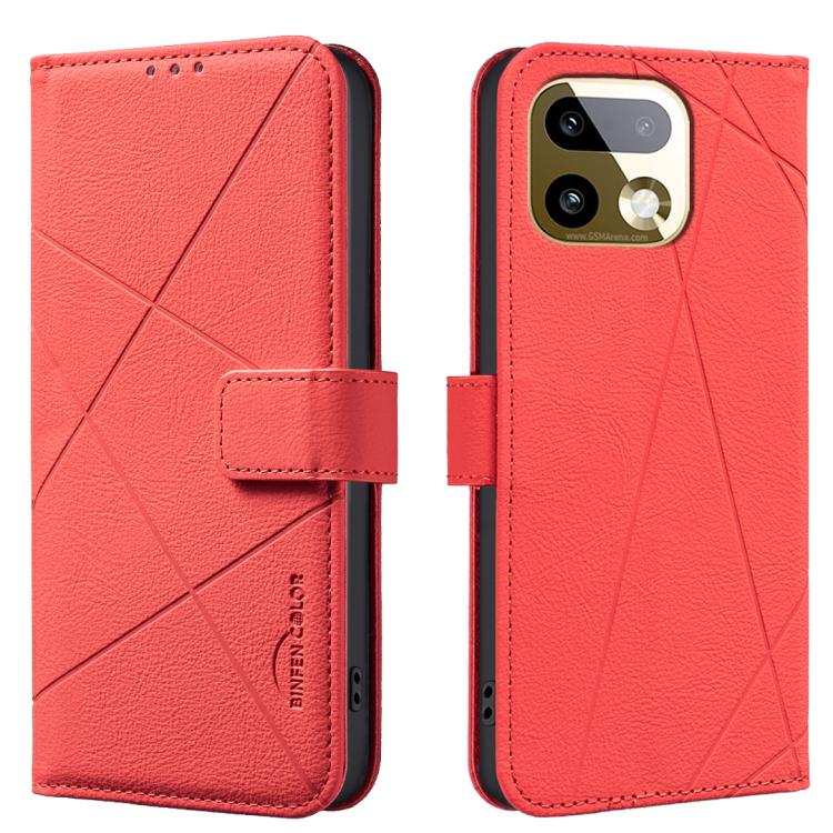 Geometric Pattern RFID Leather Phone Case, For Realme 16T 5G, For Realme 16 5G, For Realme 16 Pro+ 5G, For Realme 16 Pro 5G, For Realme 15 Pro 5G, For Realme 15 5G, For Realme C71 4G Global, For Realme 14x 5G