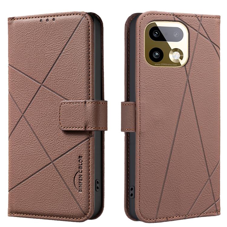Geometric Pattern RFID Leather Phone Case, For Realme 16T 5G, For Realme 16 5G, For Realme 16 Pro+ 5G, For Realme 16 Pro 5G, For Realme 15 Pro 5G, For Realme 15 5G, For Realme C71 4G Global, For Realme 14x 5G