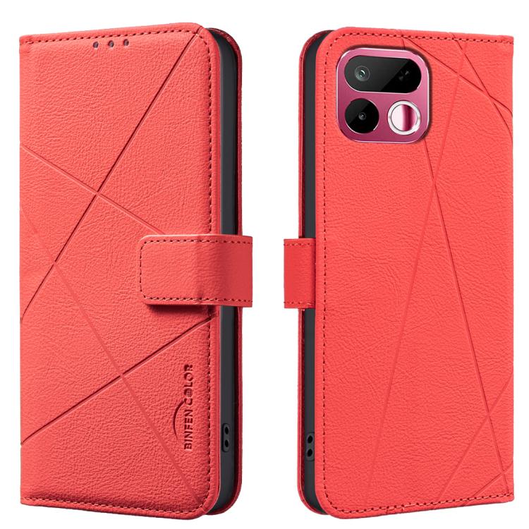 Geometric Pattern RFID Leather Phone Case, For Realme 16T 5G, For Realme 16 5G, For Realme 16 Pro+ 5G, For Realme 16 Pro 5G, For Realme 15 Pro 5G, For Realme 15 5G, For Realme C71 4G Global, For Realme 14x 5G