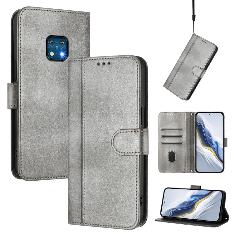 Line Splicing Buckle Retro Leather Phone Case, For Nokia XR20, For Nokia C10 / C20, For Nokia X20 / X10, For Nokia 6.3 / G20 / G10