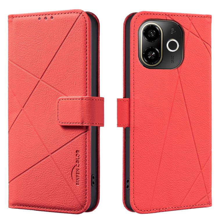 Geometric Pattern RFID Leather Phone Case, For Tecno Spark 40 4G, For Tecno Pova 7 Ultra 5G, For Tecno Camon 40 Pro 4G, For Tecno Pop 9 5G / Spark 30C 5G, For Tecno Pova 6 Neo 5G / Spark 30 5G, For Tecno Spark 30 Pro 4G, For Tecno Spark 30 4G          ...