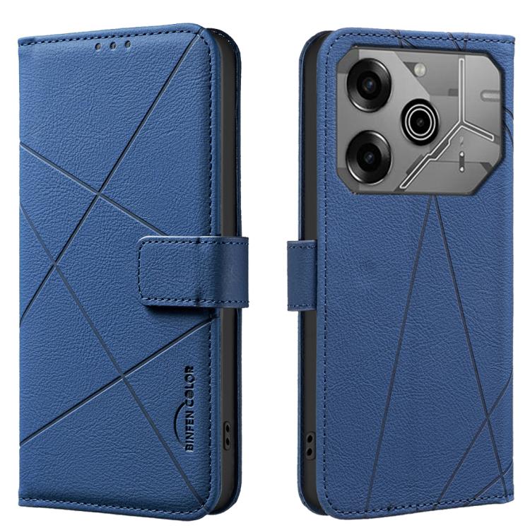 Geometric Pattern RFID Leather Phone Case, For Tecno Spark 40 4G, For Tecno Pova 7 Ultra 5G, For Tecno Camon 40 Pro 4G, For Tecno Pop 9 5G / Spark 30C 5G, For Tecno Pova 6 Neo 5G / Spark 30 5G, For Tecno Spark 30 Pro 4G, For Tecno Spark 30 4G          ...