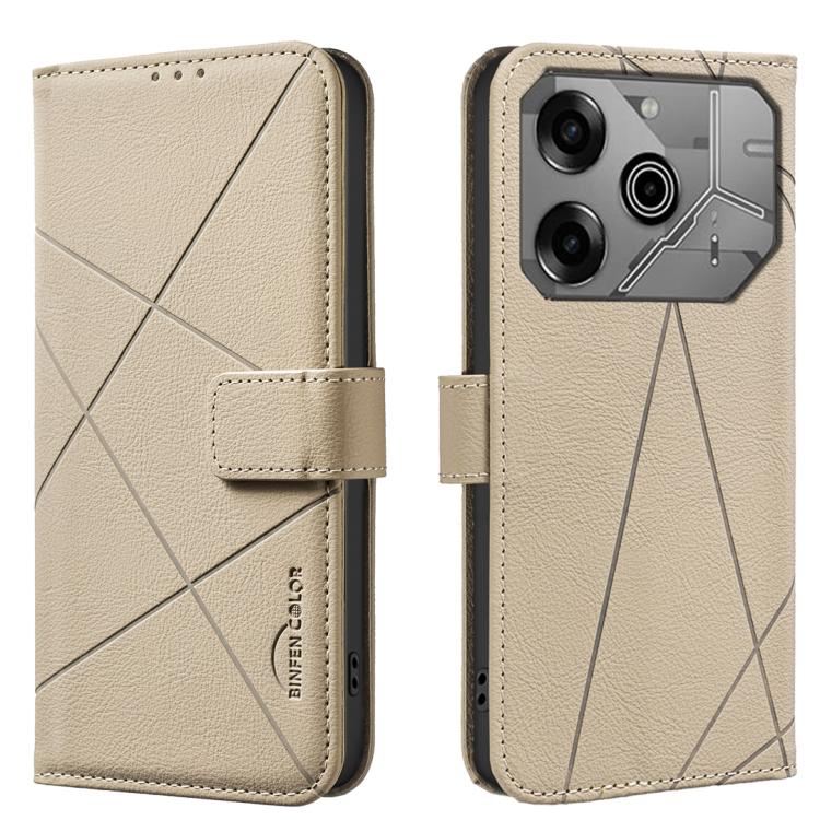 Geometric Pattern RFID Leather Phone Case, For Tecno Spark 40 4G, For Tecno Pova 7 Ultra 5G, For Tecno Camon 40 Pro 4G, For Tecno Pop 9 5G / Spark 30C 5G, For Tecno Pova 6 Neo 5G / Spark 30 5G, For Tecno Spark 30 Pro 4G, For Tecno Spark 30 4G          ...