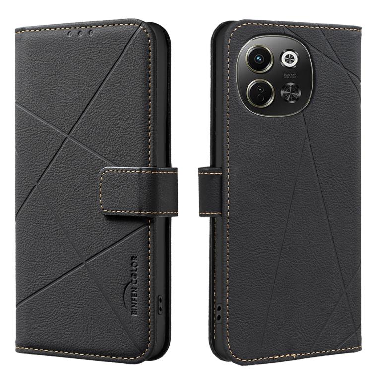 Geometric Pattern RFID Leather Phone Case, For Tecno Spark 40 4G, For Tecno Pova 7 Ultra 5G, For Tecno Camon 40 Pro 4G, For Tecno Pop 9 5G / Spark 30C 5G, For Tecno Pova 6 Neo 5G / Spark 30 5G, For Tecno Spark 30 Pro 4G, For Tecno Spark 30 4G          ...