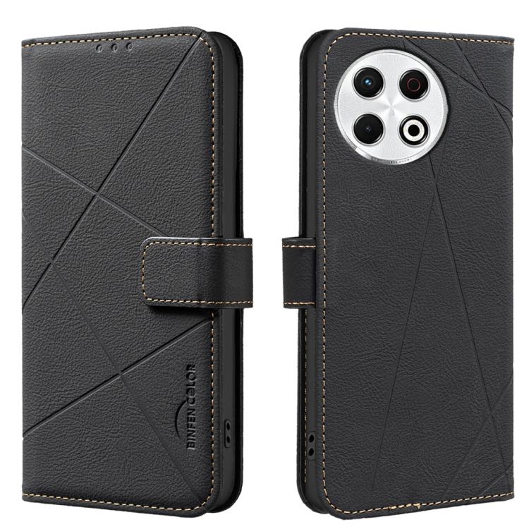 Geometric Pattern RFID Leather Phone Case, For Tecno Spark 40 4G, For Tecno Pova 7 Ultra 5G, For Tecno Camon 40 Pro 4G, For Tecno Pop 9 5G / Spark 30C 5G, For Tecno Pova 6 Neo 5G / Spark 30 5G, For Tecno Spark 30 Pro 4G, For Tecno Spark 30 4G          ...