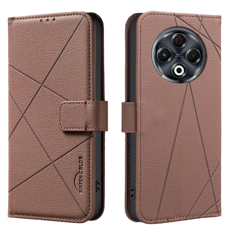 Geometric Pattern RFID Leather Phone Case, For Tecno Spark 40 4G, For Tecno Pova 7 Ultra 5G, For Tecno Camon 40 Pro 4G, For Tecno Pop 9 5G / Spark 30C 5G, For Tecno Pova 6 Neo 5G / Spark 30 5G, For Tecno Spark 30 Pro 4G, For Tecno Spark 30 4G          ...