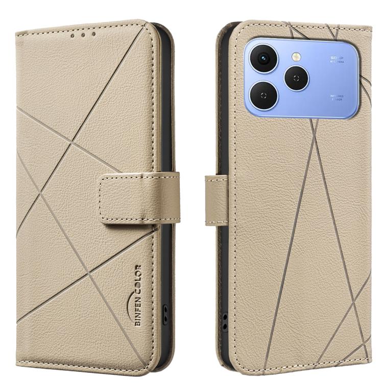 Geometric Pattern RFID Leather Phone Case, For Tecno Spark 40 4G, For Tecno Pova 7 Ultra 5G, For Tecno Camon 40 Pro 4G, For Tecno Pop 9 5G / Spark 30C 5G, For Tecno Pova 6 Neo 5G / Spark 30 5G, For Tecno Spark 30 Pro 4G, For Tecno Spark 30 4G          ...