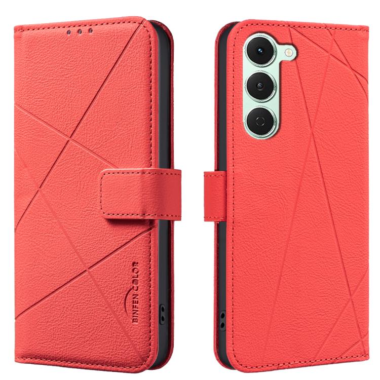 Geometric Pattern RFID Leather Phone Case, For Tecno Spark 50 5G, For Tecno Pova Curve 2 5G, For Tecno Spark 50 4G, For Tecno Camon 50 Pro 4G, For Tecno Camon 50 4G, For Tecno Spark Go 3, For Tecno Pova 7 Pro 5G, For Tecno Spark 40 Pro 4G