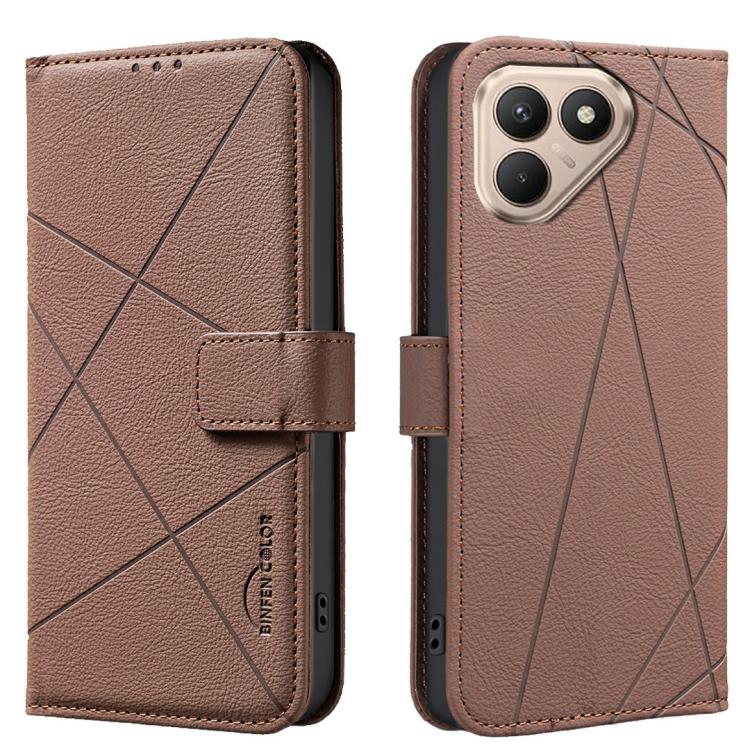 Geometric Pattern RFID Leather Phone Case, For Tecno Spark 50 5G, For Tecno Pova Curve 2 5G, For Tecno Spark 50 4G, For Tecno Camon 50 Pro 4G, For Tecno Camon 50 4G, For Tecno Spark Go 3, For Tecno Pova 7 Pro 5G, For Tecno Spark 40 Pro 4G