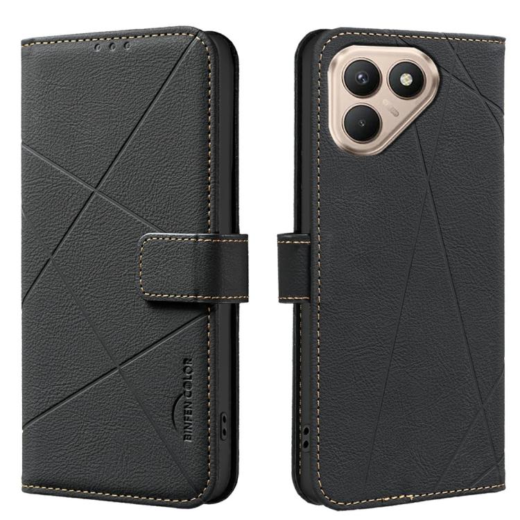 Geometric Pattern RFID Leather Phone Case, For Tecno Spark 50 5G, For Tecno Pova Curve 2 5G, For Tecno Spark 50 4G, For Tecno Camon 50 Pro 4G, For Tecno Camon 50 4G, For Tecno Spark Go 3, For Tecno Pova 7 Pro 5G, For Tecno Spark 40 Pro 4G