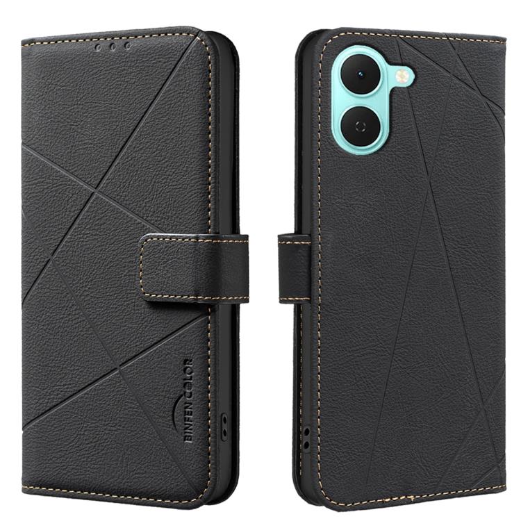 Geometric Pattern RFID Leather Phone Case, For Tecno Spark 50 5G, For Tecno Pova Curve 2 5G, For Tecno Spark 50 4G, For Tecno Camon 50 Pro 4G, For Tecno Camon 50 4G, For Tecno Spark Go 3, For Tecno Pova 7 Pro 5G, For Tecno Spark 40 Pro 4G