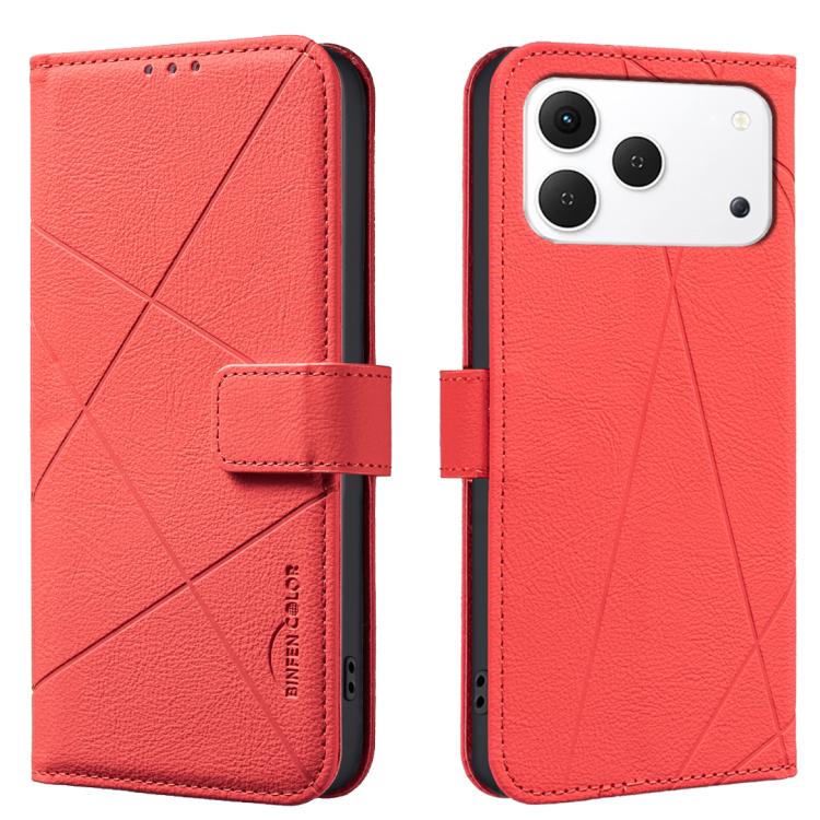 Geometric Pattern RFID Leather Phone Case, For Tecno Spark 50 5G, For Tecno Pova Curve 2 5G, For Tecno Spark 50 4G, For Tecno Camon 50 Pro 4G, For Tecno Camon 50 4G, For Tecno Spark Go 3, For Tecno Pova 7 Pro 5G, For Tecno Spark 40 Pro 4G
