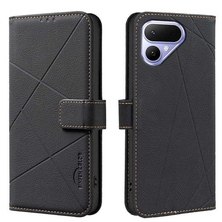 Geometric Pattern RFID Leather Phone Case, For Tecno Spark 50 5G, For Tecno Pova Curve 2 5G, For Tecno Spark 50 4G, For Tecno Camon 50 Pro 4G, For Tecno Camon 50 4G, For Tecno Spark Go 3, For Tecno Pova 7 Pro 5G, For Tecno Spark 40 Pro 4G