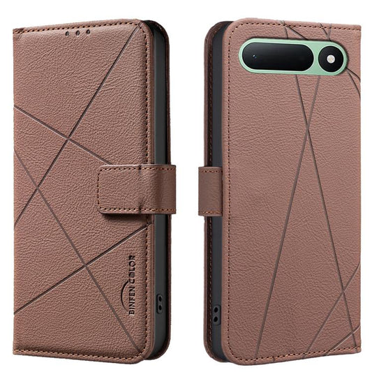 Geometric Pattern RFID Leather Phone Case, For Tecno Spark 50 5G, For Tecno Pova Curve 2 5G, For Tecno Spark 50 4G, For Tecno Camon 50 Pro 4G, For Tecno Camon 50 4G, For Tecno Spark Go 3, For Tecno Pova 7 Pro 5G, For Tecno Spark 40 Pro 4G