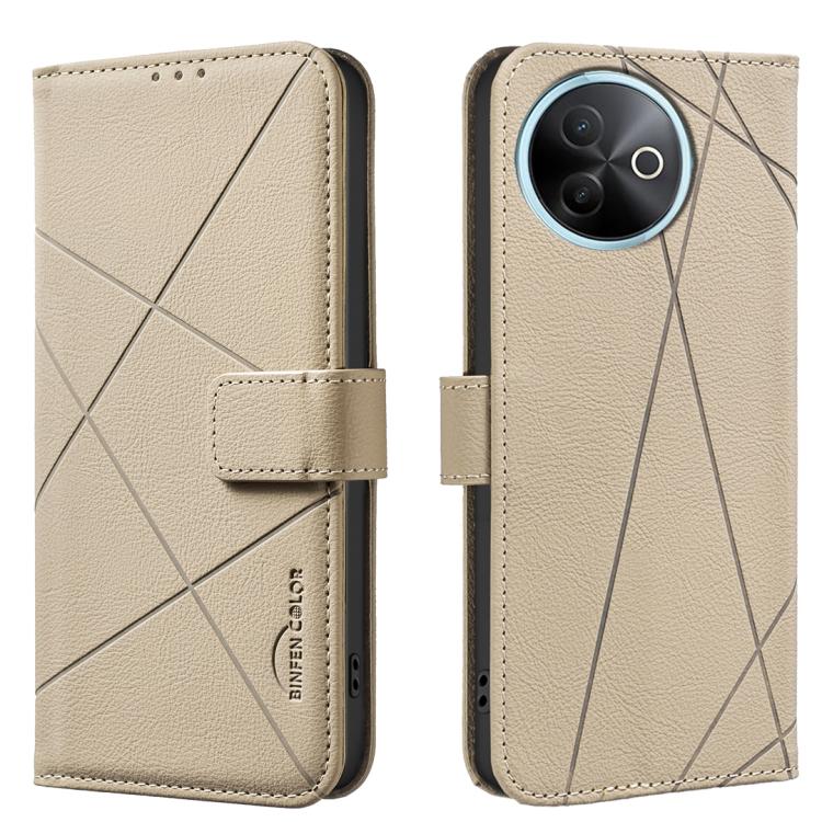 Geometric Pattern RFID Leather Phone Case, For vivo Y21 5G 2026 / Y05 4G, For vivo Y31 5G 2025, For vivo Y400 5G Global, For vivo Y39 5G, For vivo Y29 4G, For vivo Y38 5G / Y200i 5G, For vivo Y03 4G Global, For vivo Y78 5G / Y36