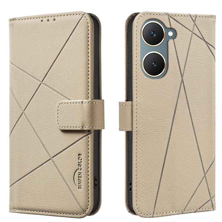 Geometric Pattern RFID Leather Phone Case, For vivo Y21 5G 2026 / Y05 4G, For vivo Y31 5G 2025, For vivo Y400 5G Global, For vivo Y39 5G, For vivo Y29 4G, For vivo Y38 5G / Y200i 5G, For vivo Y03 4G Global, For vivo Y78 5G / Y36