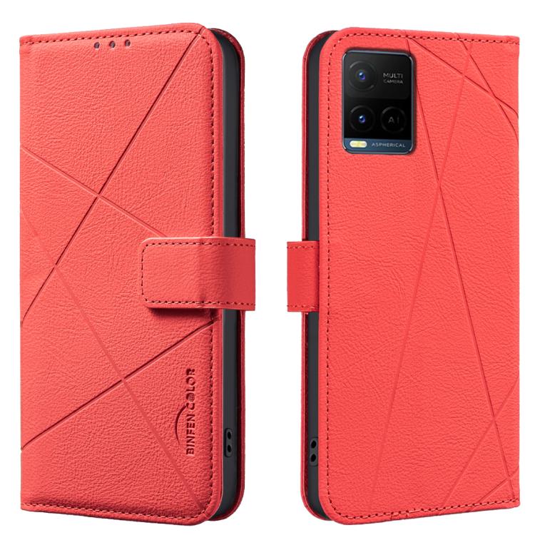 Geometric Pattern RFID Leather Phone Case, For vivo Y21 5G 2026 / Y05 4G, For vivo Y31 5G 2025, For vivo Y400 5G Global, For vivo Y39 5G, For vivo Y29 4G, For vivo Y38 5G / Y200i 5G, For vivo Y03 4G Global, For vivo Y78 5G / Y36