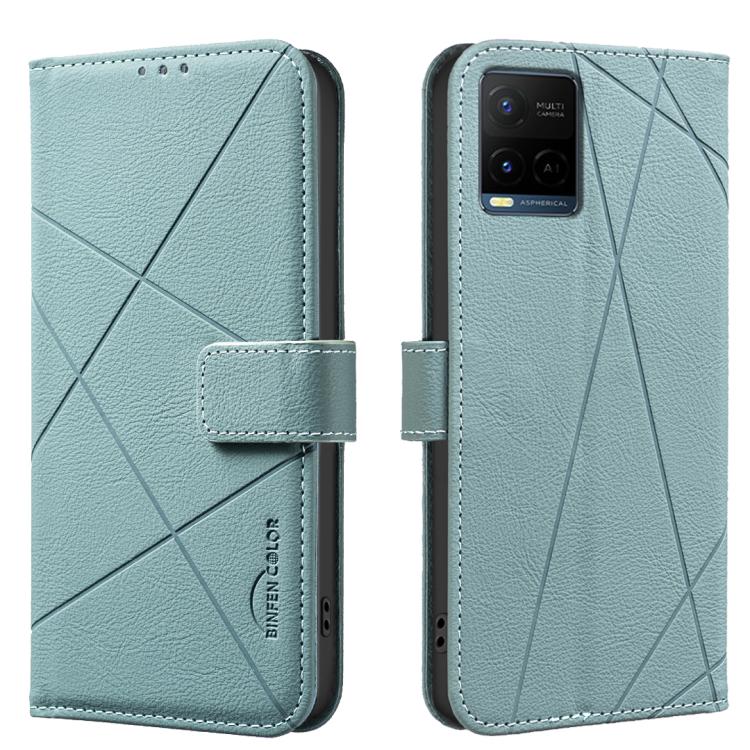 Geometric Pattern RFID Leather Phone Case, For vivo Y21 5G 2026 / Y05 4G, For vivo Y31 5G 2025, For vivo Y400 5G Global, For vivo Y39 5G, For vivo Y29 4G, For vivo Y38 5G / Y200i 5G, For vivo Y03 4G Global, For vivo Y78 5G / Y36
