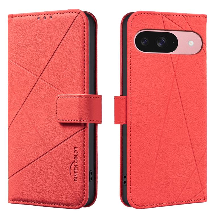 Geometric Pattern RFID Leather Phone Case, For Google Pixel 11 / 11 Pro, For Google Pixel 10a, For Google Pixel 9a, For Google Pixel 9 Pro XL, For Google Pixel 9 / 9 Pro, For Google Pixel 8a, For Google Pixel 8 Pro, For Google Pixel 8
