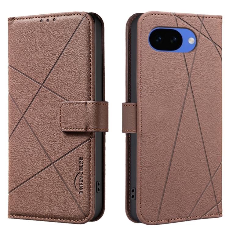 Geometric Pattern RFID Leather Phone Case, For Google Pixel 11 / 11 Pro, For Google Pixel 10a, For Google Pixel 9a, For Google Pixel 9 Pro XL, For Google Pixel 9 / 9 Pro, For Google Pixel 8a, For Google Pixel 8 Pro, For Google Pixel 8