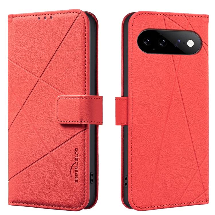 Geometric Pattern RFID Leather Phone Case, For Google Pixel 11a, For Google Pixel 11 / 11 Pro, For Google Pixel 10a, For Google Pixel 9a, For Google Pixel 9 Pro XL, For Google Pixel 9 / 9 Pro, For Google Pixel 8a, For Google Pixel 8 Pro