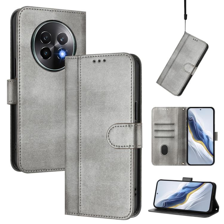 Line Splicing Buckle Retro Leather Phone Case, For Realme GT 7 Pro / GT7 Pro Racing, For Realme C63 5G Global, For Realme 12 5G / 12x 5G / C65 5G Global, For Realme 13 4G / 12 4G / P1 5G Global, For Realme C61 4G / C63 4G Global, For Realme 13+ 5G Global