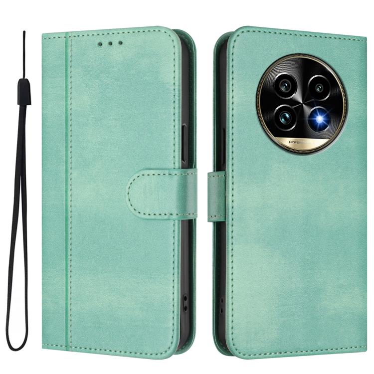 Line Splicing Buckle Retro Leather Phone Case, For Realme 13 Pro 5G / 13 Pro+ 5G Global, For Realme Note 60 4G Global / C61 4G India, For Realme GT 6 5G / GT 6T 5G Global, For Realme C67 4G / 12 Lite 4G Global, For Realme 12 Pro 5G / 12 Pro+ 5G Global ...
