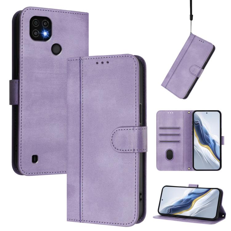 Line Splicing Buckle Retro Leather Phone Case, For Realme C30 4G / C30s / Narzo 50i Prime, For Realme GT Neo 3T, For Realme 9 Pro+ 5G / 9 4G Global, For Realme GT Neo 3, For Realme 9 Pro 5G Global / 9 5G EU Version, For Realme C20 / C11 2021 / C21