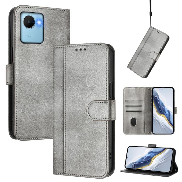 Line Splicing Buckle Retro Leather Phone Case, For Realme C30 4G / C30s / Narzo 50i Prime, For Realme GT Neo 3T, For Realme 9 Pro+ 5G / 9 4G Global, For Realme GT Neo 3, For Realme 9 Pro 5G Global / 9 5G EU Version, For Realme C20 / C11 2021 / C21