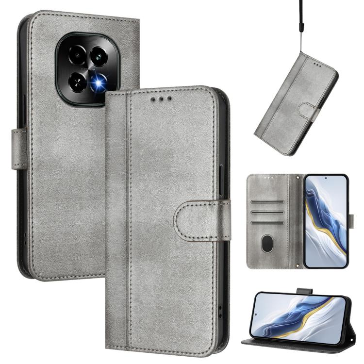 Line Splicing Buckle Retro Leather Phone Case, For Realme GT 7 Pro / GT7 Pro Racing, For Realme C63 5G Global, For Realme 12 5G / 12x 5G / C65 5G Global, For Realme 13 4G / 12 4G / P1 5G Global, For Realme C61 4G / C63 4G Global, For Realme 13+ 5G Global