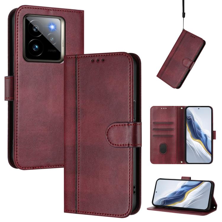 Line Splicing Buckle Retro Leather Phone Case, For Realme GT 7 Pro / GT7 Pro Racing, For Realme C63 5G Global, For Realme 12 5G / 12x 5G / C65 5G Global, For Realme 13 4G / 12 4G / P1 5G Global, For Realme C61 4G / C63 4G Global, For Realme 13+ 5G Global